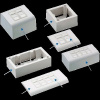 DATACOM Modul.dat.zásuvka STP CAT5E 4xRJ45 na i pod omítku 2368 DATACOM Modul.dat.zásuvka STP CAT5E 4xRJ45 na i pod omítku 2368