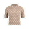 Dámske Tričko s krátkym rukávom GUESS 4G RHOMBUS SEAMLESS SS TOP V5BP07K2000-FNGY – Hnedá Dámske Tričko s krátkym rukávom GUESS 4G RHOMBUS SEAMLESS SS TOP V5BP07K2000-FNGY – Hnedá