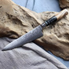 IZMAEL Damaškový kuchynský nôž Hamamacu Čierna/Hnedá 19.5 cm IZMAEL Damaškový kuchynský nôž Hamamacu Čierna/Hnedá 19.5 cm
