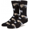ponožky HUF GOOD FORTUNE CREW SOCKS Black universal ponožky HUF GOOD FORTUNE CREW SOCKS Black universal