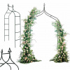 Záhradná pergola LUARO kovový oblúk s jaskyňami pre ruže kvety popínavé rastliny 265 cm Záhradná pergola LUARO kovový oblúk s jaskyňami pre ruže kvety popínavé rastliny 265 cm