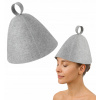 Filcová čiapka do sauny sivá univerzálna Filcová čiapka do sauny sivá univerzálna