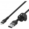 Belkin Flex Lightning/USB-A 1m mfi cert., black CAA010bt1MBK Belkin Flex Lightning/USB-A 1m mfi cert., black CAA010bt1MBK