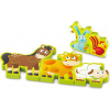 Hape Obojstranné Zvieratká a číslice 34,2 x 1,2 x 13 cm 10 dielov Hape Obojstranné Zvieratká a číslice 34,2 x 1,2 x 13 cm 10 dielov