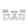 Balkónový set La Rochelle 602952, 1 čtvercový stůl a 2 židle, ocel, antracit Balkónový set La Rochelle 602952, 1 čtvercový stůl a 2 židle, ocel, antracit