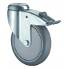 Prístrojové koliesko 125x31 mm na väčšie zaťaženie otočná kladka s brzdou Prístrojové koliesko 125x31 mm na väčšie zaťaženie otočná kladka s brzdou