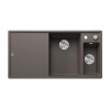 Blanco Axia III 6 - Silgranitový drez, 100x51 cm, s ovládaním odtoku a príslušenstvom, InFino, sivá 527229 Blanco Axia III 6 - Silgranitový drez, 100x51 cm, s ovládaním odtoku a príslušenstvom, InFino, sivá 527229