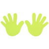 Merco Hand značka na podlahu žltá - 1 pár Merco Hand značka na podlahu žltá - 1 pár