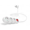 CONNECT IT prodlužovací kabel 230 V, 3 zásuvky, 1,5 m, s vypínačem (bílý) CI-1288 Connect IT CONNECT IT prodlužovací kabel 230 V, 3 zásuvky, 1,5 m, s vypínačem (bílý) CI-1288 Connect IT