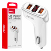 Nabíjačka do auta 2x USB-A + tester napätia akumulátora 3.1A 12/24V AMiO-03887 Nabíjačka do auta 2x USB-A + tester napätia akumulátora 3.1A 12/24V AMiO-03887