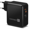 Connect IT Quick Charge 3.0, 2x USB (3,4A), čierny CWC-3010-BK Connect IT Quick Charge 3.0, 2x USB (3,4A), čierny CWC-3010-BK