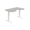 Hobis Pracovný stôl Motion Ergo, PO, 3S, 140x61-128x90 cm, sivá/biela Hobis Pracovný stôl Motion Ergo, PO, 3S, 140x61-128x90 cm, sivá/biela