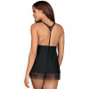 Obsessive Sexy košieľka Chiccanta Babydoll Čierna S/M Obsessive Sexy košieľka Chiccanta Babydoll Čierna S/M