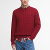 Barbour Cleveland Crew Neck Jumper — Biking Red - S Barbour Cleveland Crew Neck Jumper — Biking Red - S