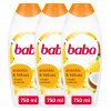 Baba Tropická limonáda sprchový gél Kokosová a ananásová vôňa 3x750ml Baba Baba Tropická limonáda sprchový gél Kokosová a ananásová vôňa 3x750ml Baba
