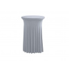 TENTino Elastický obrus SKIRTING na koktailový bistro stôl 80 cm VIAC FARIEB Farba obrusu: SVETLOŠEDÁ / SILVER TENTino Elastický obrus SKIRTING na koktailový bistro stôl 80 cm VIAC FARIEB Farba obrusu: SVETLOŠEDÁ / SILVER