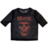 Tielko Misfits - Orange Logo & Skull, Žena,Čierna,XS/S Tielko Misfits - Orange Logo & Skull, Žena,Čierna,XS/S