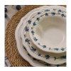 Asir 24-dielna jedálenská súprava, biela/modrá, porcelán 520ZNO1101 + záruka 3 roky zadarmo Asir 24-dielna jedálenská súprava, biela/modrá, porcelán 520ZNO1101 + záruka 3 roky zadarmo