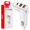 Nabíjačka do auta 2x USB-A + USB-C 38W AMiO-03886 Nabíjačka do auta 2x USB-A + USB-C 38W AMiO-03886