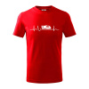 EKG karavan - Tričko detské bavlnené - 158 cm/12 rokov ( Červená ) EKG karavan - Tričko detské bavlnené - 158 cm/12 rokov ( Červená )