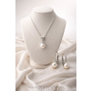 Strieborný Swarovski perlový set 8mm creme – náušnice a prívesok zo striebra 925 Swarovski creme pearl Strieborný Swarovski perlový set 8mm creme – náušnice a prívesok zo striebra 925 Swarovski creme pearl