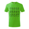 Algebra dance - Tričko detské bavlnené - 158 cm/12 rokov ( Apple Green ) Algebra dance - Tričko detské bavlnené - 158 cm/12 rokov ( Apple Green )