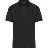 James & Nicholson Polokošile JN 1308 se zipem, krátký rukáv, pánská COT02130880813-black/black 3XL Černá/černá James & Nicholson Polokošile JN 1308 se zipem, krátký rukáv, pánská COT02130880813-black/black 3XL Černá/černá