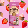 SOOPA Dentálne tyčinky s cupcake s jahodami a kokosom 100g - 100 g SOOPA Dentálne tyčinky s cupcake s jahodami a kokosom 100g - 100 g