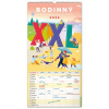 NOTIQUE Nástenný kalendár Rodinný plánovací XXL 2026, 33 x 64 cm NOTIQUE Nástenný kalendár Rodinný plánovací XXL 2026, 33 x 64 cm