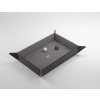Gamegenic - Magnetic Dice Tray Rectangular Black/Gray Gamegenic - Magnetic Dice Tray Rectangular Black/Gray