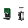 Gaggia Classic E24 BC, green + Stone Espresso Pebble, chrome Gaggia Classic E24 BC, green + Stone Espresso Pebble, chrome