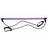 Tyč na silový tréning Merco Pilates Sticks s fialovou gumou Tyč na silový tréning Merco Pilates Sticks s fialovou gumou