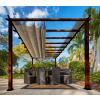Paragon Outdoor Florence 11x16 hliníková pergola, tmavohnedá farba 350x505x236 cm Paragon Outdoor Florence 11x16 hliníková pergola, tmavohnedá farba 350x505x236 cm