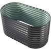 ROJAPLAST Vyvýšený záhon kovový OVAL 160 x 80 x 82 cm, antracit PB168HC ROJAPLAST Vyvýšený záhon kovový OVAL 160 x 80 x 82 cm, antracit PB168HC