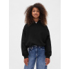 GAP Detská oversize mikina z materiálu VintageSoft Čierna M GAP Detská oversize mikina z materiálu VintageSoft Čierna M