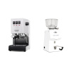 Gaggia Classic E24, white + Ascaso H64, white Gaggia Classic E24, white + Ascaso H64, white