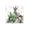 Servítky Vianoce 33x33 20ks3vrst Servítky Vianoce 33x33 20ks3vrst