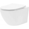 REA Carlo Mini Tornado Rimless Flat N WC závesné 49x36,5cm Biele leskléaWC sedátko Biele lesklé REA-C1259 REA Carlo Mini Tornado Rimless Flat N WC závesné 49x36,5cm Biele leskléaWC sedátko Biele lesklé REA-C1259