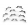 Ozdobný diel anjelské krídla 12x29 mm platina 10ks Ozdobný diel anjelské krídla 12x29 mm platina 10ks