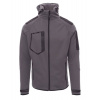 PAYPER EXTREME 000446-0102 / Pánska softshellová bunda s kapucňou - steel grey/black L PAYPER EXTREME 000446-0102 / Pánska softshellová bunda s kapucňou - steel grey/black L