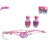 Mikro trading Glamour - Sada krásy s laky na nehty (5 ml) - 2 ks a náramkem Mikro trading Glamour - Sada krásy s laky na nehty (5 ml) - 2 ks a náramkem