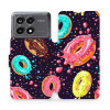 Flipové pouzdro Mobiwear - Xiaomi Poco X6 Pro 5G - VP19S Donutky (Knížkové flip pouzdro, obal, kryt na mobil Xiaomi Poco X6 Pro 5G - VP19S Donutky, materiál Umělá kůže + TPU - ochrana 360°, stojánek, Flipové pouzdro Mobiwear - Xiaomi Poco X6 Pro 5G - VP19S Donutky (Knížkové flip pouzdro, obal, kryt na mobil Xiaomi Poco X6 Pro 5G - VP19S Donutky, materiál Umělá kůže + TPU - ochrana 360°, stojánek,