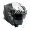 Prilba AGV K5 JET EVO Control Matt Black White Veľkosť: XXL (63-64 cm) Prilba AGV K5 JET EVO Control Matt Black White Veľkosť: XXL (63-64 cm)