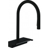 Hansgrohe Aquno Select M81, páková kuchynská batéria 170, vyťahovateľná sprška, 3jet, sBox, čierna matná, HAN-73831670 Hansgrohe Aquno Select M81, páková kuchynská batéria 170, vyťahovateľná sprška, 3jet, sBox, čierna matná, HAN-73831670