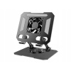 Verk 04135 Otočný držiak na tablet s ventilátorom, USB, čierny Verk 04135 Otočný držiak na tablet s ventilátorom, USB, čierny