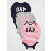 Baby body GAP logo, 3 ks Viacfarebná 6-12M Viacfarebná Viacfarebná Baby body GAP logo, 3 ks Viacfarebná 6-12M Viacfarebná Viacfarebná