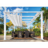 Paragon Outdoor Florence 11x16 hliníková pergola, biela farba 350x505x236 cm Paragon Outdoor Florence 11x16 hliníková pergola, biela farba 350x505x236 cm