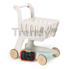Drevený nákupný vozík Shopping Cart Tender Leaf Toys s priehradkou a tabuľou na kriedu Drevený nákupný vozík Shopping Cart Tender Leaf Toys s priehradkou a tabuľou na kriedu