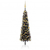 Umelý vianočný stromček štíhly LED BAUBLES Black 150 cm (Umelý vianočný stromček štíhly LED BAUBLES Black 150 cm) Umelý vianočný stromček štíhly LED BAUBLES Black 150 cm (Umelý vianočný stromček štíhly LED BAUBLES Black 150 cm)
