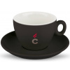 Carraro Caffe Carraro cappuccino šálka nízka matná čierna 195 ml Carraro Caffe Carraro cappuccino šálka nízka matná čierna 195 ml
